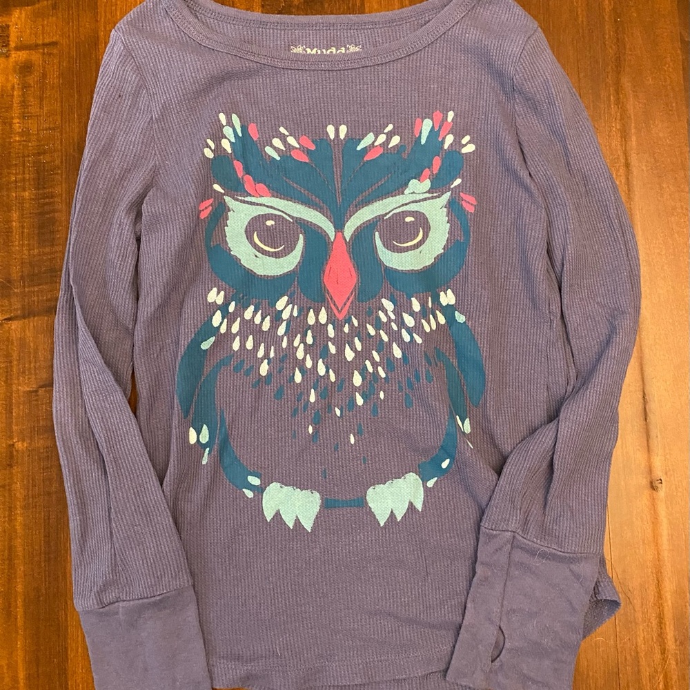 Mudd Girls Thermal Long Sleeve Top